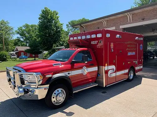 Ambulance 4037 at House 3